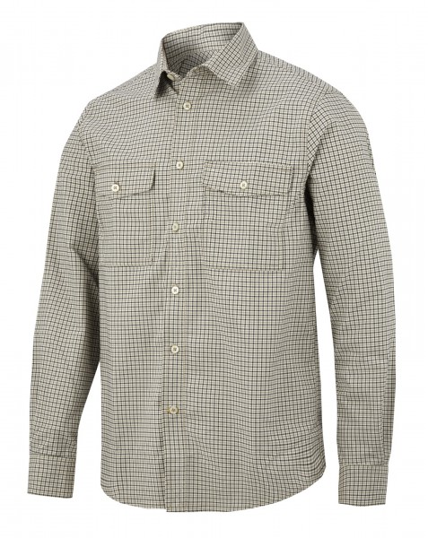 AllroundWork Kariertes Langarmshirt